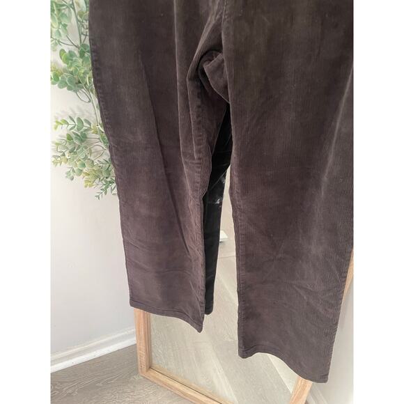 Woolrich Womens Corduroy Straight Leg Pants Size 14 Brown - Picture 5 of 9